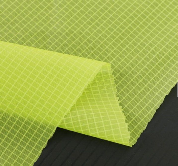 40d 양면 실리콘 오일 코팅 260t 4mm 그리드 49GSM N66 글라이더 파라셀링 낙하산용 립스톱 나일론 태피터 원단 (1)