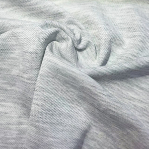 knitted pla pique fabric- 폴로, 티셔츠, 스포츠웨어 용 에코 친화적, 항균, 생분해 성