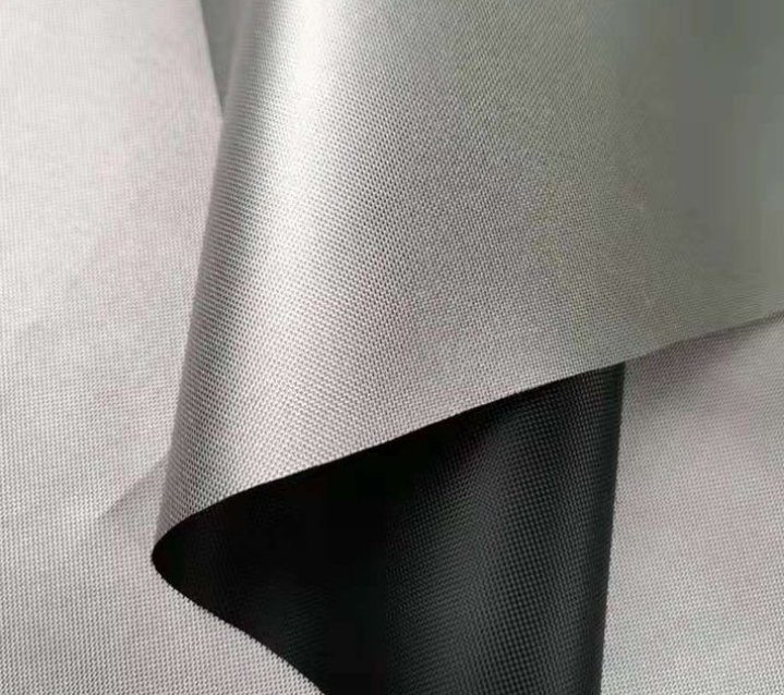 가방 텐트 소재 300d PU 100% 폴리에스테르 방수 실버 코팅 옥스포드 직물 (2)