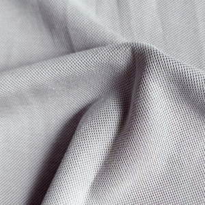 75d PLA Modal Double Pique Fabric- 폴로, 티셔츠, 스포츠웨어를위한 친환경, 항균, 생분해 성